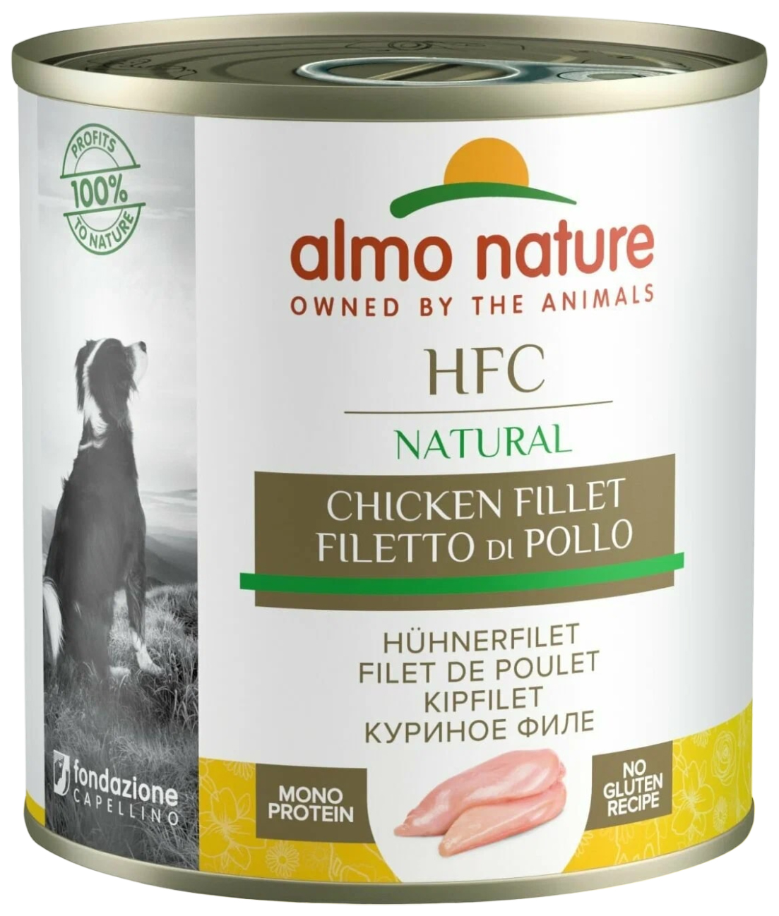 Влажный корм для собак Almo Nature HFC Natural Puppy Chicken, с филе курицы, 280 г, 12 шт