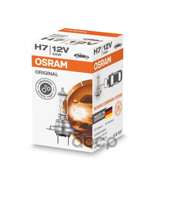 

Лампа Оsrаm Оriginаl Linе (Оем) Н7 (55W 12V Рх26D) 1Шт. OSRAM 64210