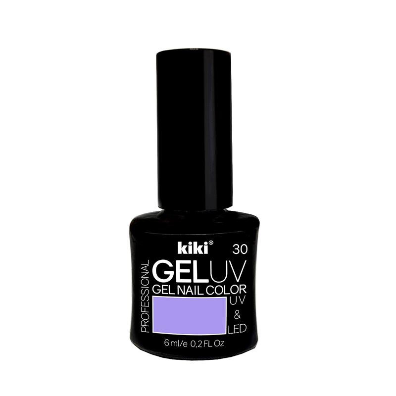 Гель-лак для ногтей Kiki Gel Uv&Led 30 пастельно-лиловый лак для ногтей с гелевым эффектом kiki gel effect 069 телесно розовый
