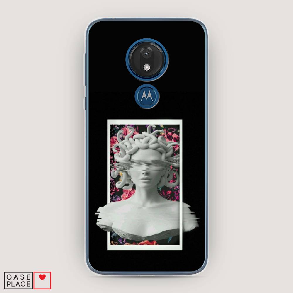 

Чехол для Motorola Moto G7 "Web Punk Медуза Горгона", Черный;серый, 241150-6