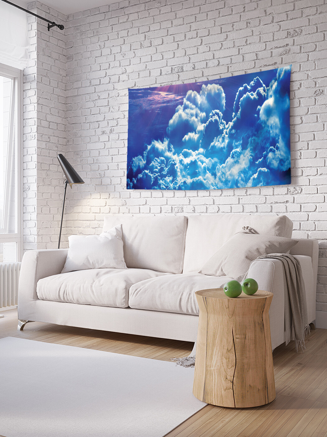 

Горизонтальное фотопанно JoyArty Густые облака, из ткани, 100х150 см