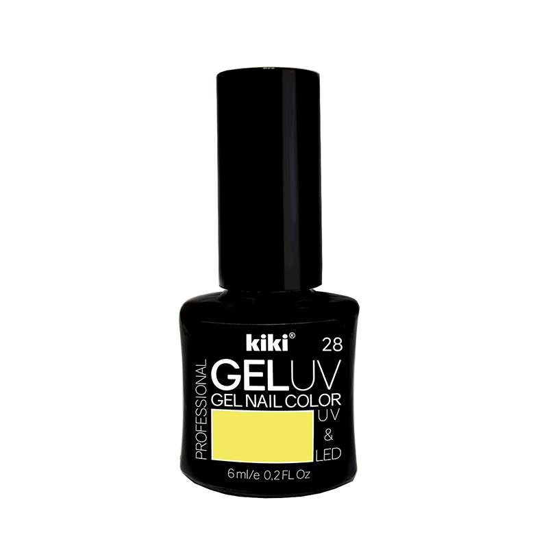 Гель-лак для ногтей Kiki Gel Uv&Led 28 светло-желтый kiki лак для ногтей gel effect