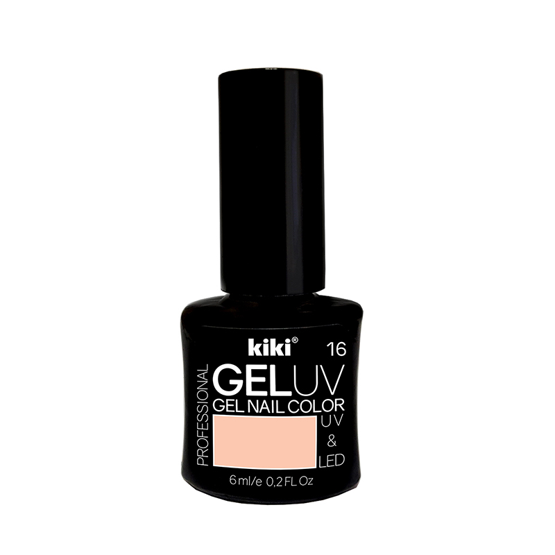 Гель-лак для ногтей Kiki Gel Uv&Led 16 персиково-розовый лента атласная 40 мм × 23 ± 1 м насыщенный розовый 05