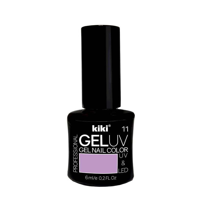Гель-лак для ногтей Kiki Gel Uv&Led 11 сиреневый лак для ногтей с гелевым эффектом kiki gel effect 069 телесно розовый