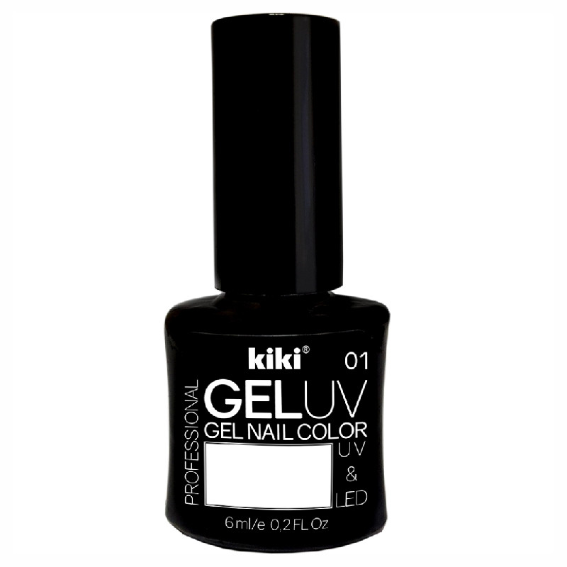 Гель-лак для ногтей Kiki Gel Uv&Led 01 белый редис белый зефир сибирская серия