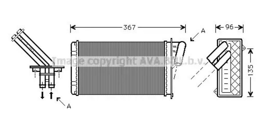

Радиатор отопителя RENAULT: LAGUNA (B56_, 556_) 1.6 16V (B568, B561)/1.8 (B56A/B)/1.8 (B56