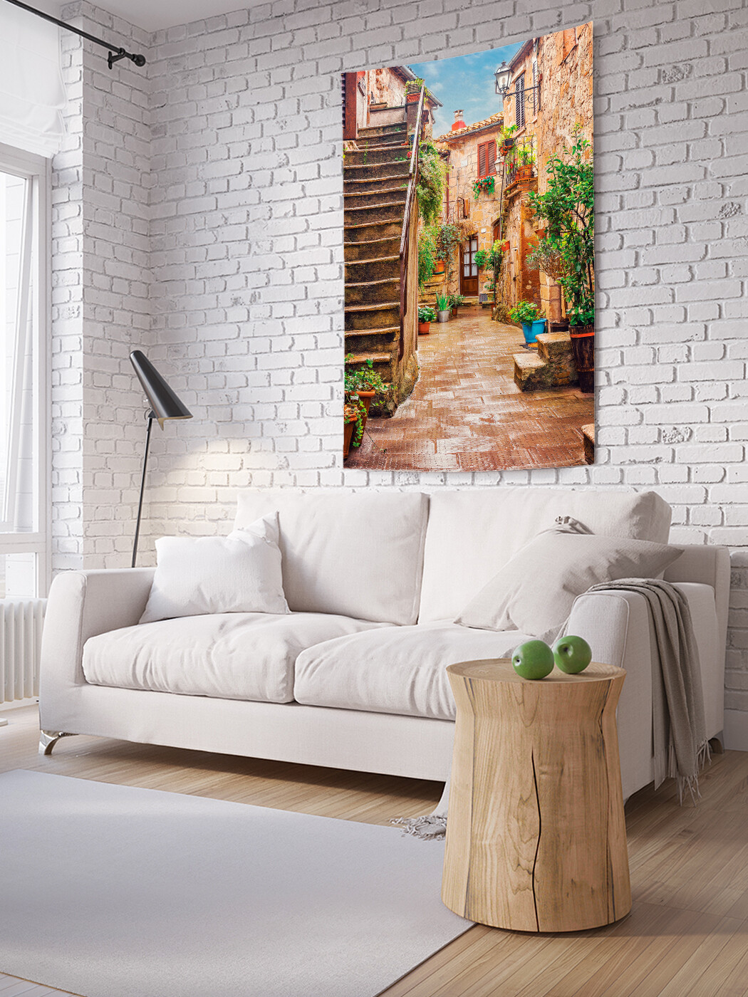 

Вертикальное фотопанно JoyArty Цветочные улицы, из ткани, 100х150 см