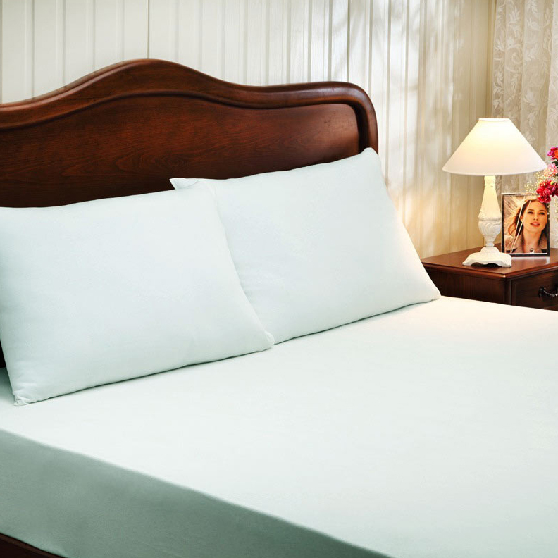 

Простыня на резинке Tivolyo home 90x200 см, нав.50х70 см - 1 шт голубая