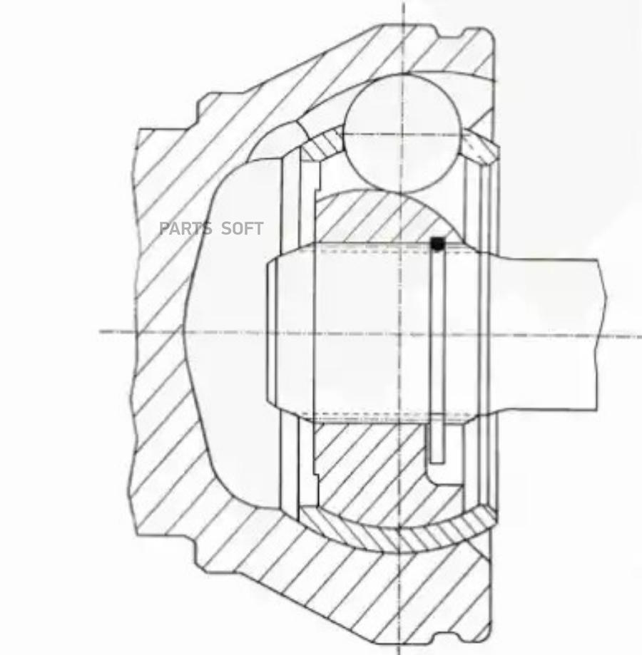 

ШРУС внутр прав к-кт VW: MULTIVAN T5 03 -, TRANSPORTER T5 03-