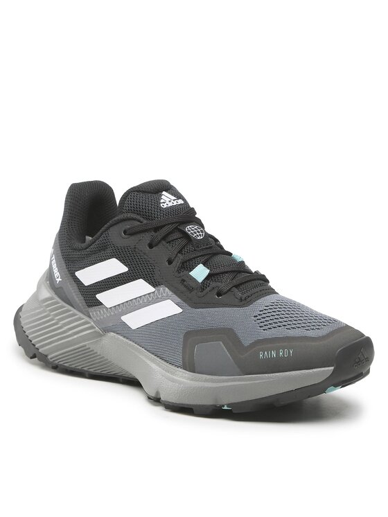 

Кроссовки женские Adidas Terrex Soulstride RAIN.RDY Trail Running Shoes черные 37 1/2 EU, Черный, Terrex Soulstride RAIN.RDY Trail Running Shoes FZ3045