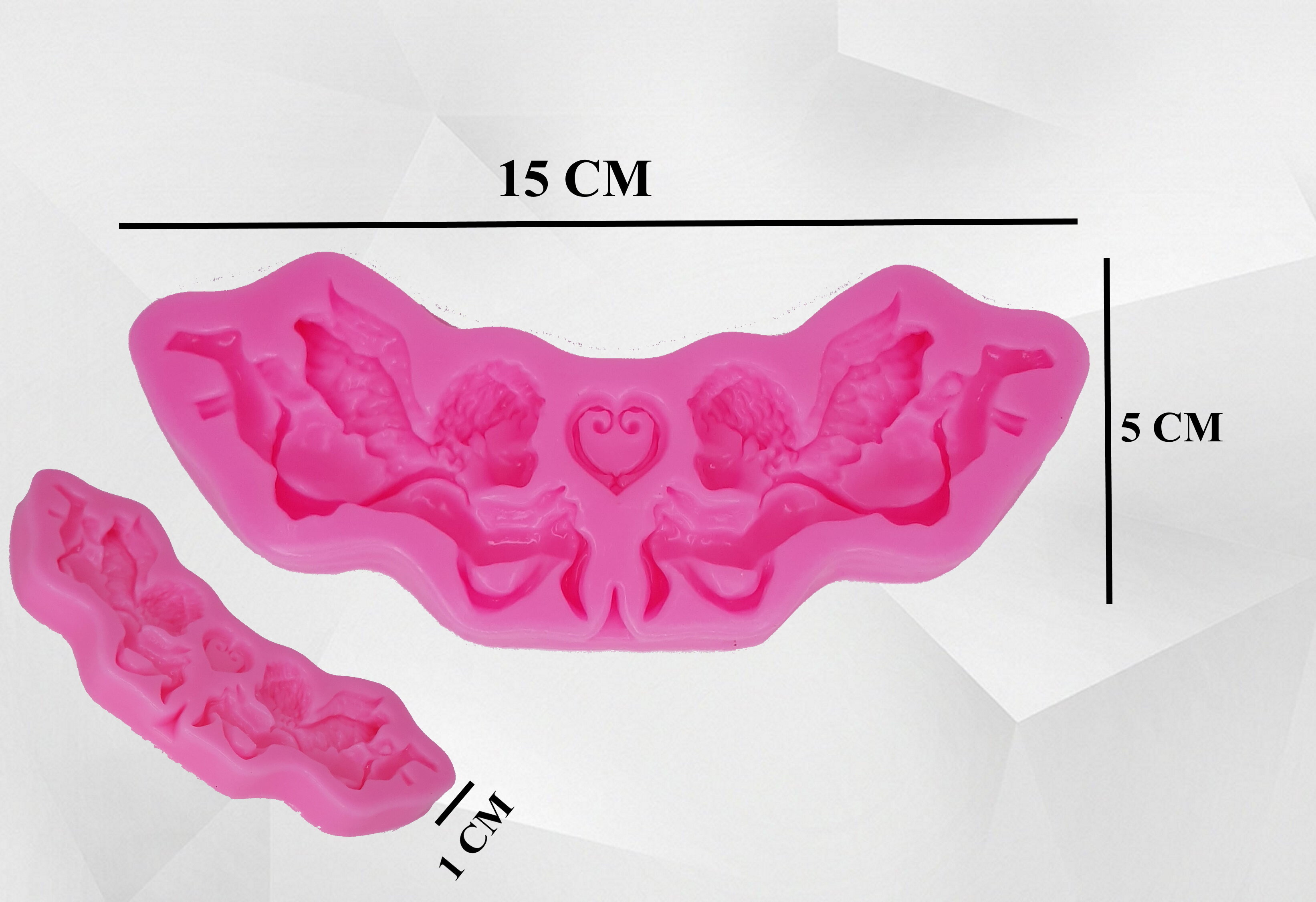 

Силиконовая форма для выпечки и декора Будет сладко, Розовый