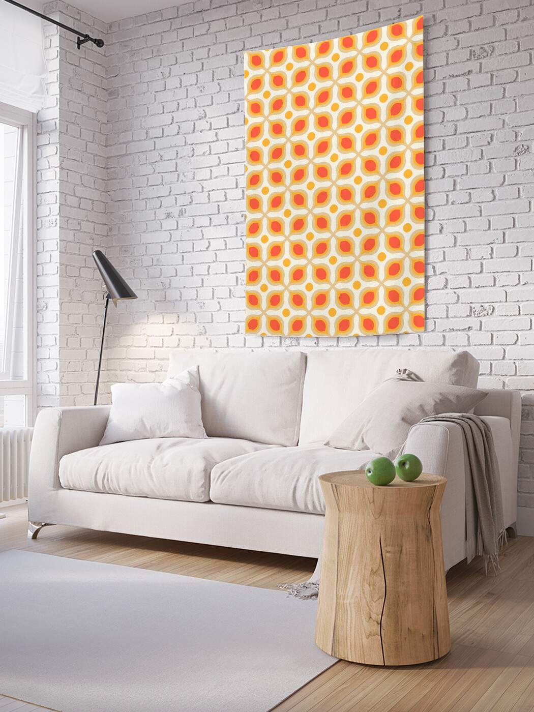 

Вертикальное фотопанно JoyArty Узоры с кругами, из ткани, 100х150 см
