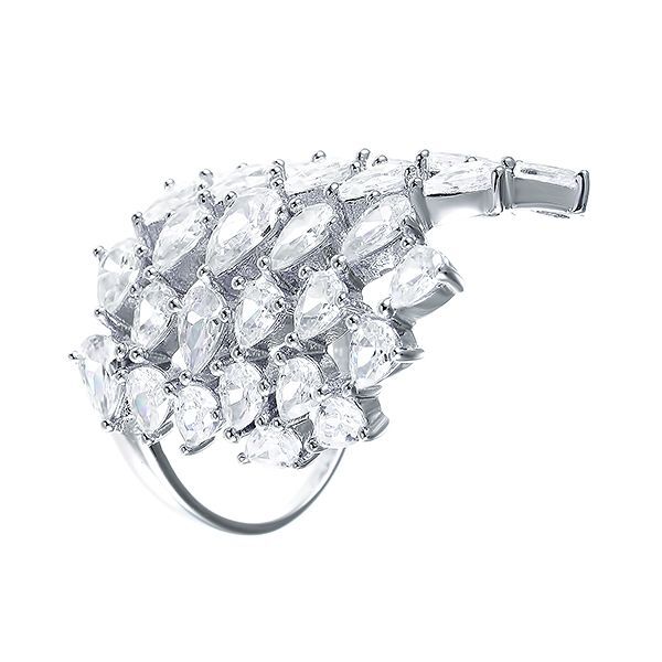 

Кольцо из серебра р. 17,5 JV SR25933-H2_KO_001_WG, фианит, SR25933-H2_KO_001_WG