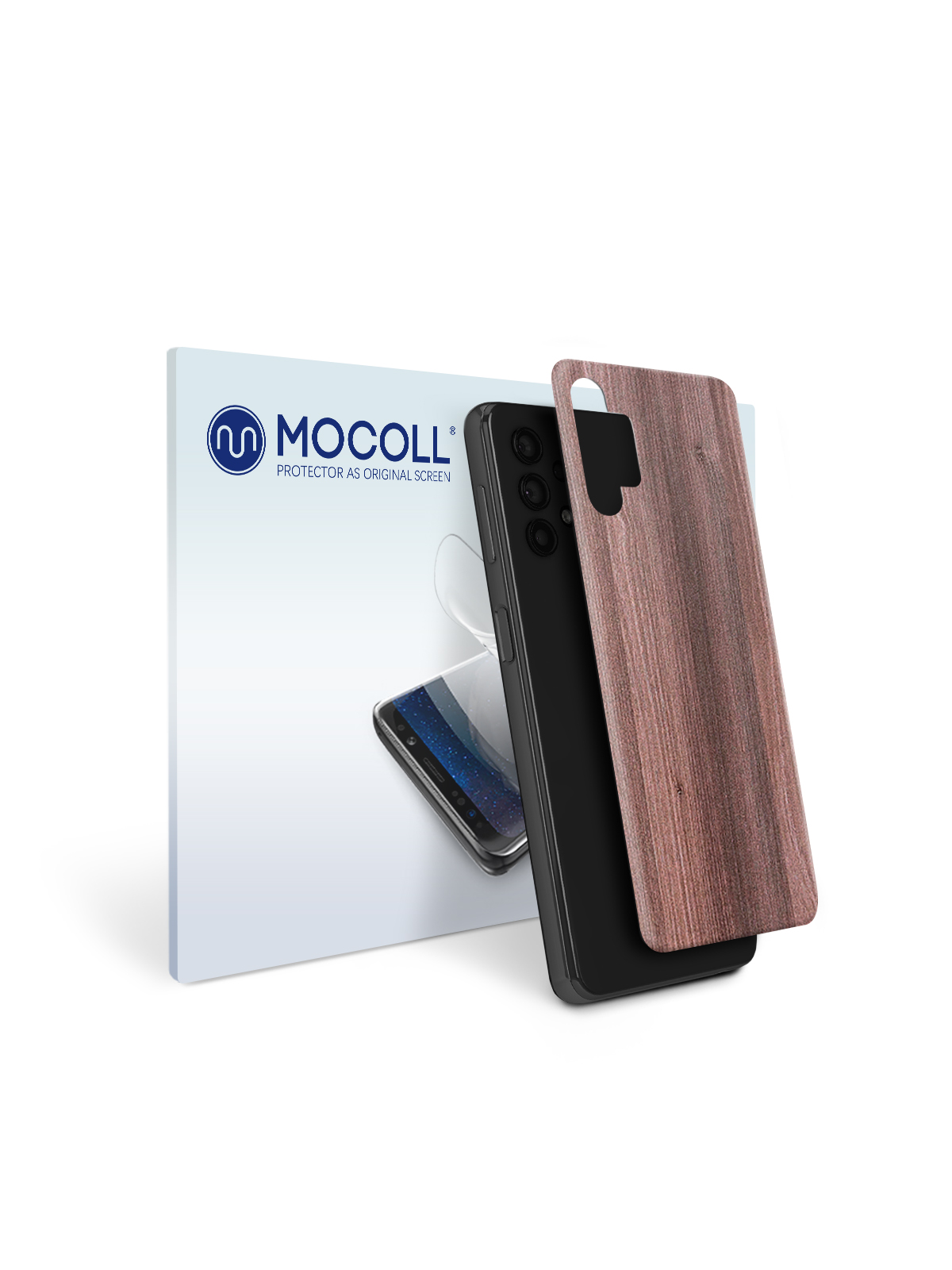

Пленка защитная MOCOLL для задней панели Samsung Galaxy A32 5G Дерево Вишня Кинстон