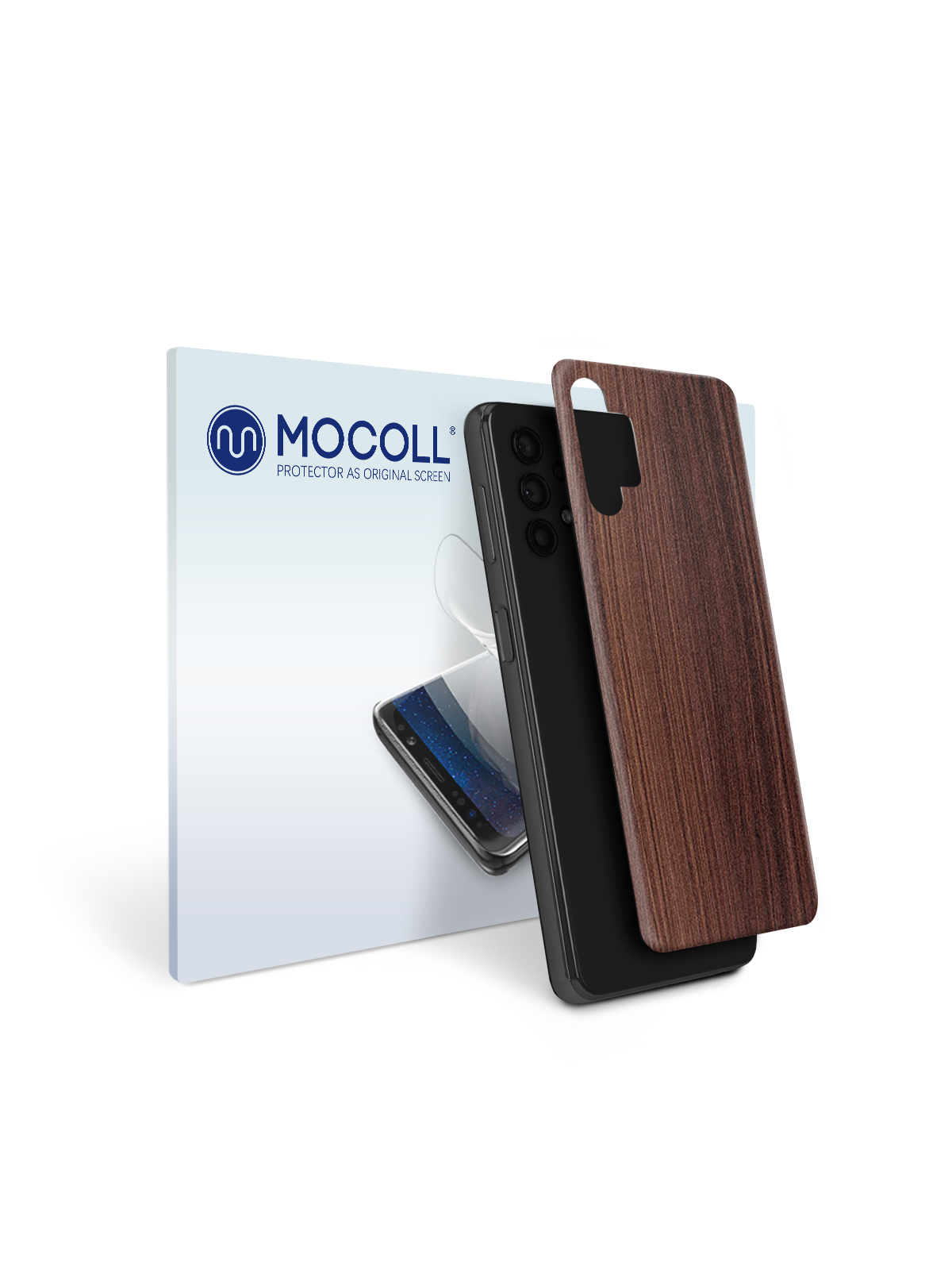 

Пленка защитная MOCOLL для задней панели Samsung Galaxy A32 5G Дерево Ясень Шимо