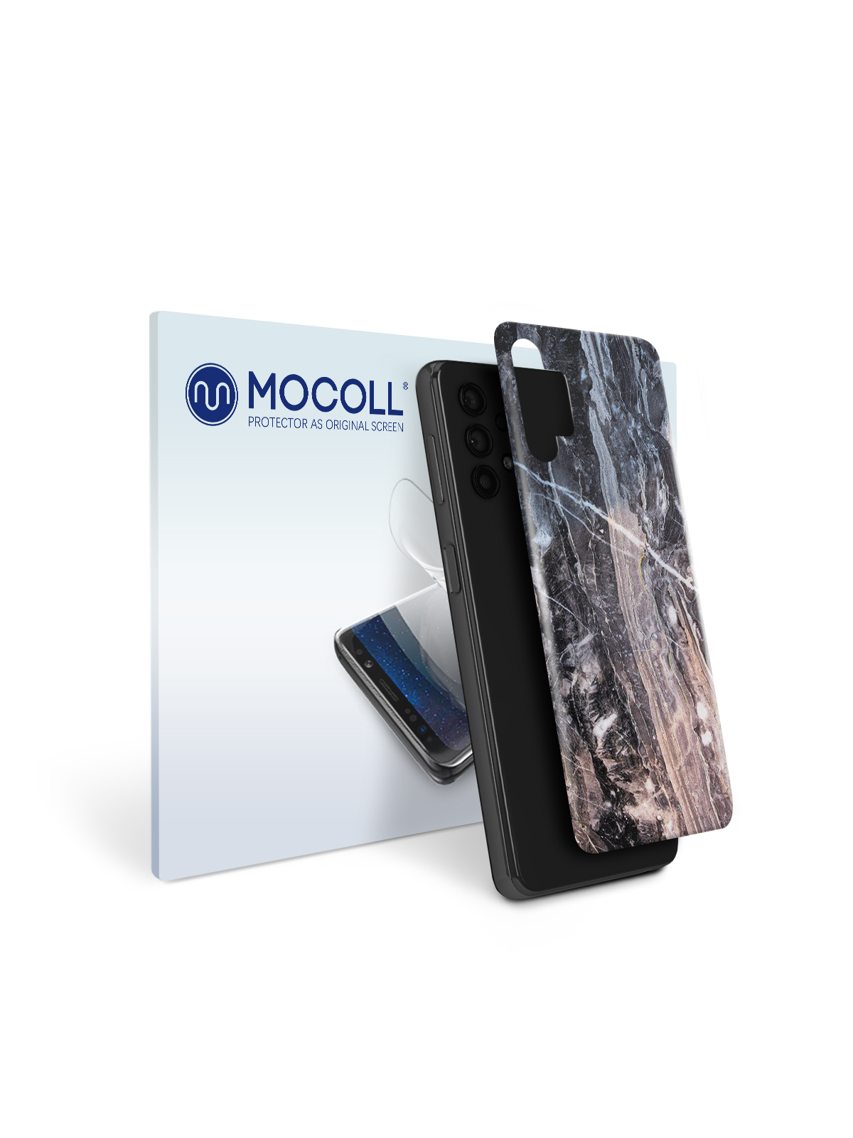 

Пленка защитная MOCOLL для задней панели Samsung Galaxy A32 5G Камень Серый