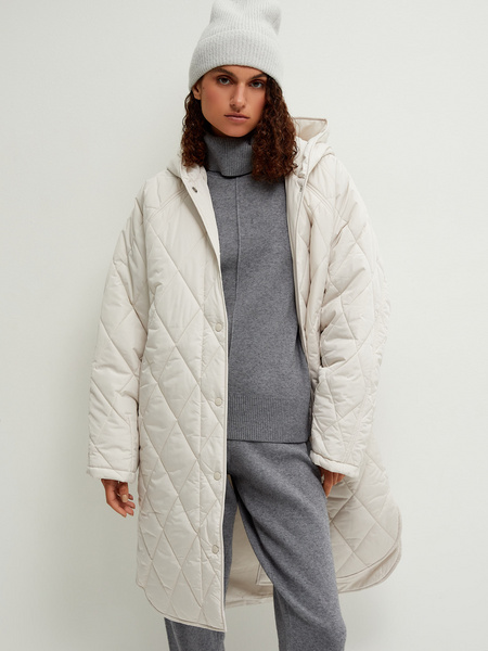 

Пальто женское ZARINA 2369431131 бежевое XL, 2369431131