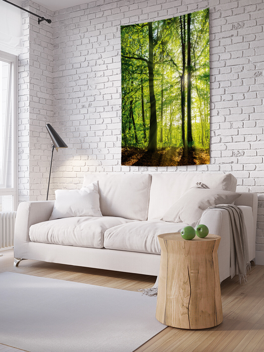 

Вертикальное фотопанно JoyArty Ослепляющий лес, из ткани, 150х200 см