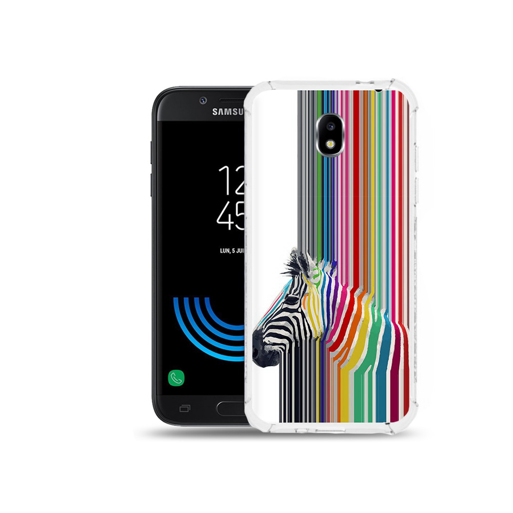 

Чехол MyPads Tocco для Samsung Galaxy J5 (2017) радужная зебра, Прозрачный, Tocco