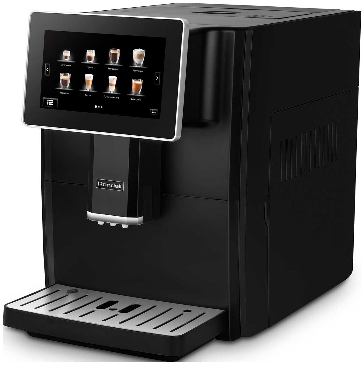 Кофемашина автоматическая Rondell RDE-1104 черная кофемашина автоматическая rondell rde 1110