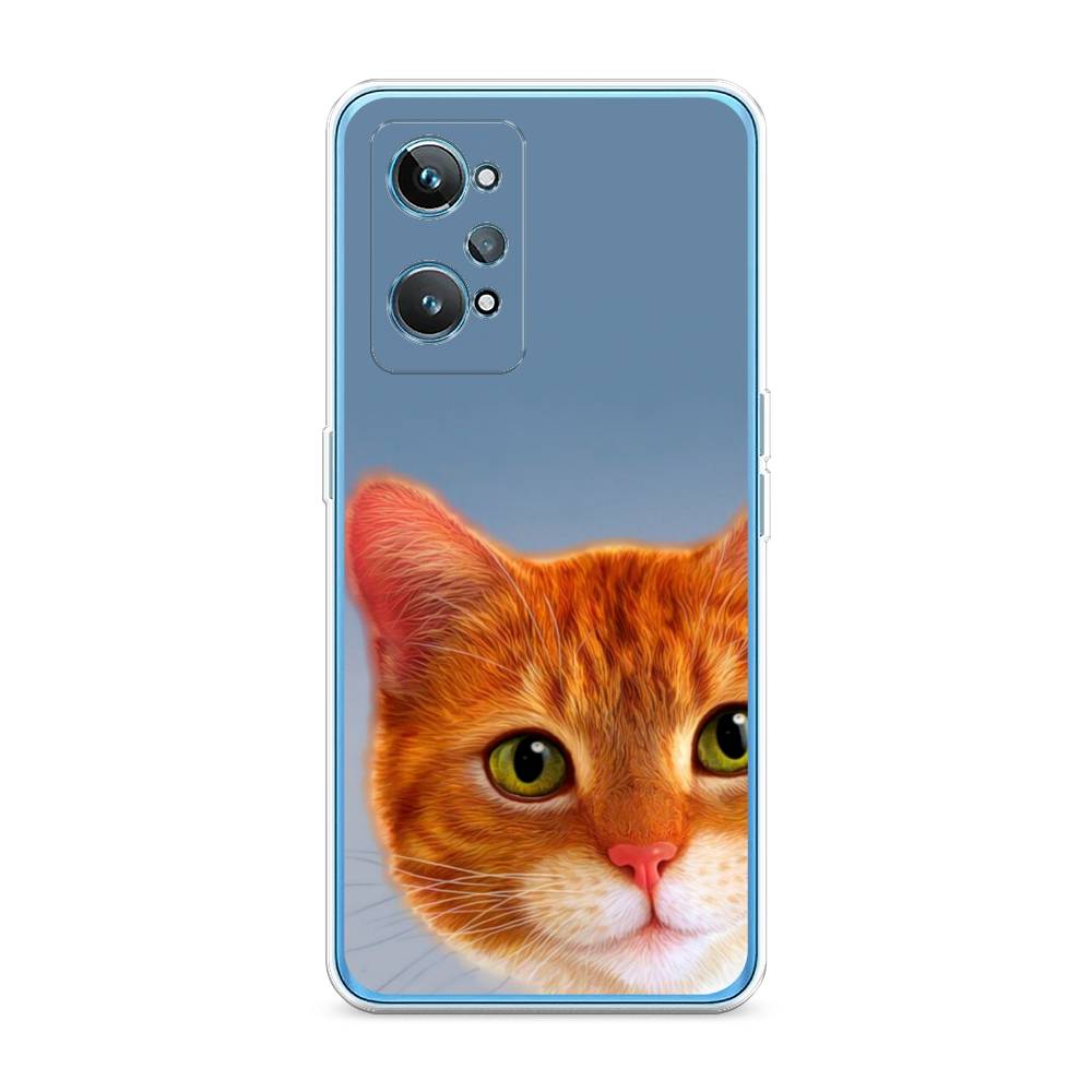 

Чехол на Realme GT 2 "Любопытный котик", Коричневый, 258550-1