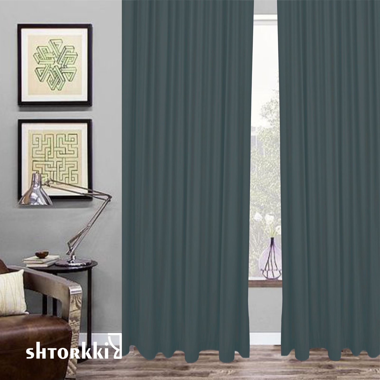 

Шторы интерьерные Shtorkki бархат Mint 190х260 см, IB-112