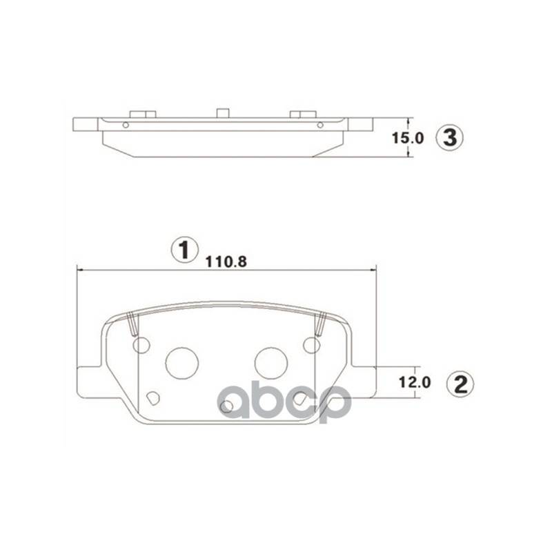 

Тормозные колодки Ctr дисковые GK1408