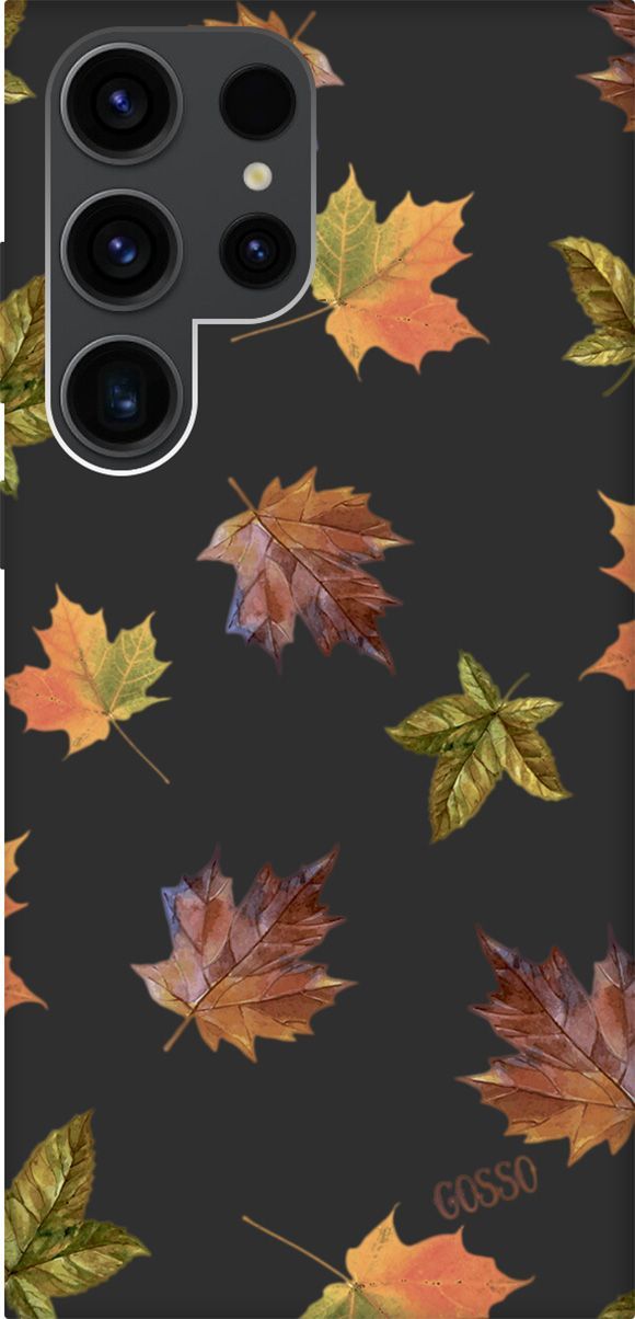 

Чехол на Samsung Galaxy S23 Ultra с 3D принтом "Maple" черный, Черный;оранжевый, 158348