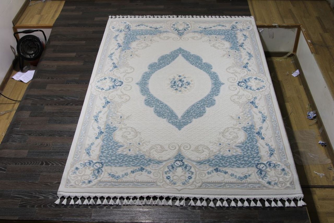 фото Ковер hunkar 7921 blue/blue karmen hali