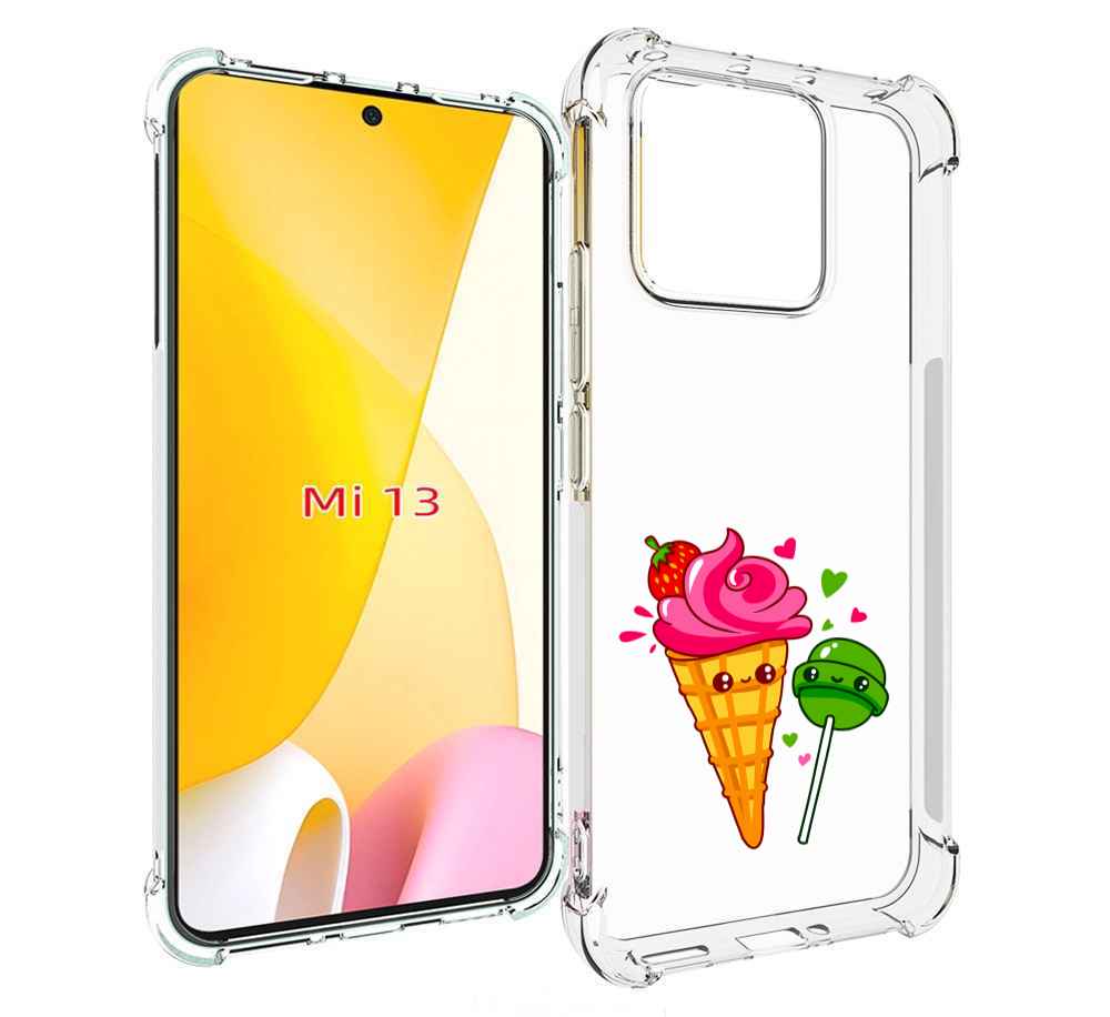

Чехол MyPads Вкусняшки для Xiaomi 13, Прозрачный, Tocco