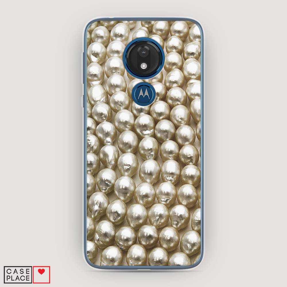 

Чехол для Motorola Moto G7 "Жемчуг", Бежевый, 241150-3