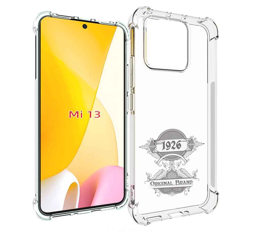 

Чехол MyPads логотип черно белый для Xiaomi 13, Прозрачный, Tocco