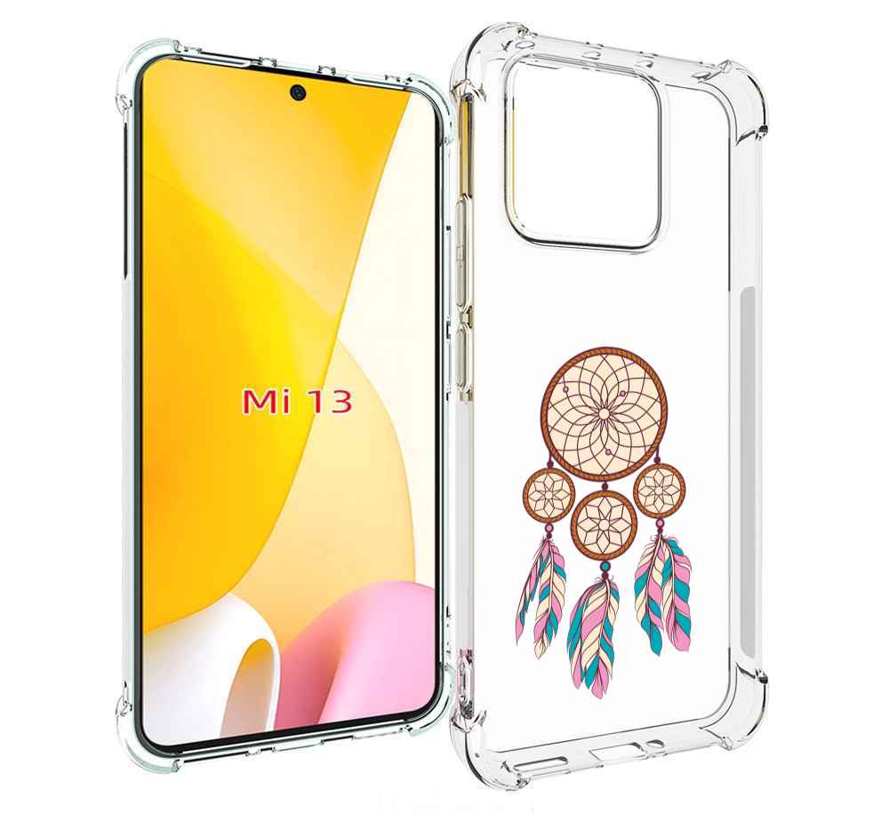 

Чехол MyPads ловец снов бежевый для Xiaomi 13, Прозрачный, Tocco