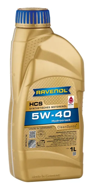 

Моторное масло RAVENOL HCS 5W-40 Синтетическое 1 л