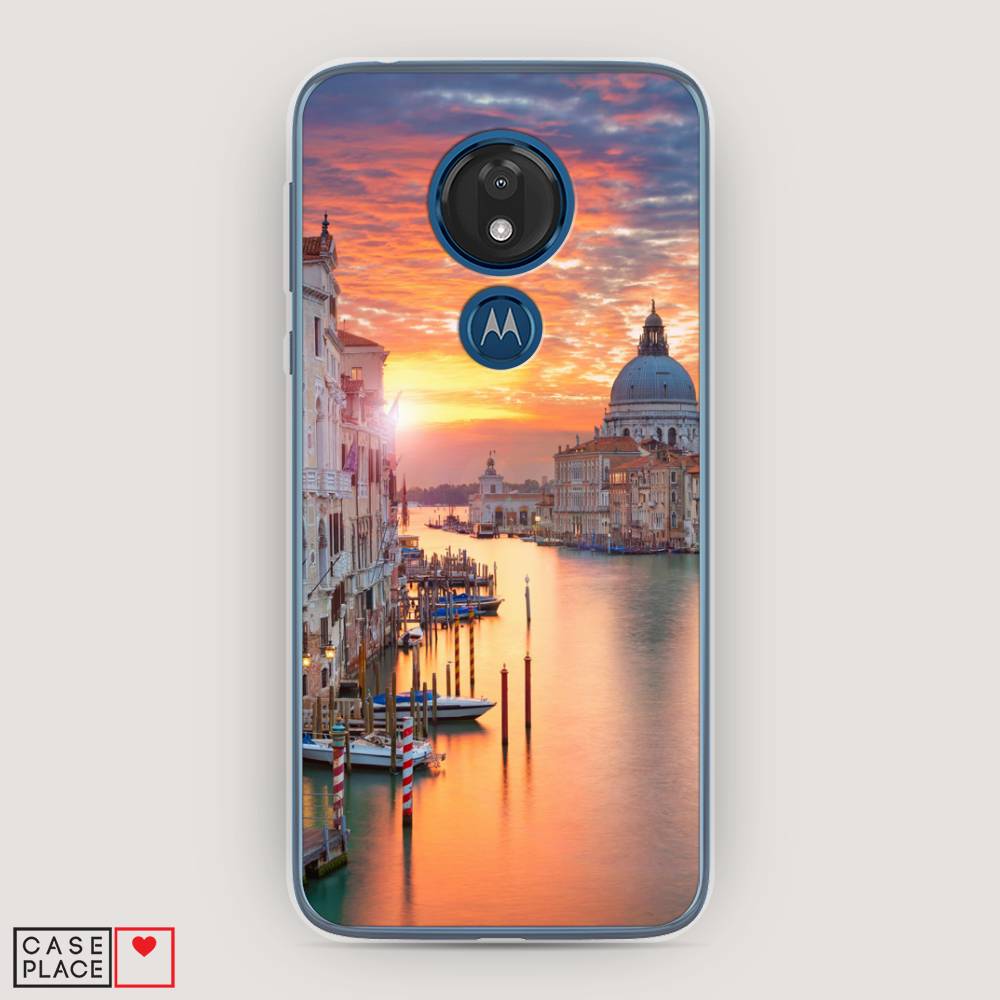 

Чехол для Motorola Moto G7 "Восход 11", Розовый;оранжевый, 241150-2