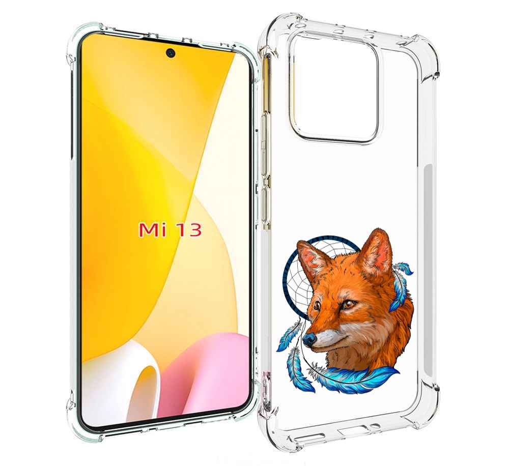 

Чехол MyPads лиса и ловец снов для Xiaomi 13, Прозрачный, Tocco
