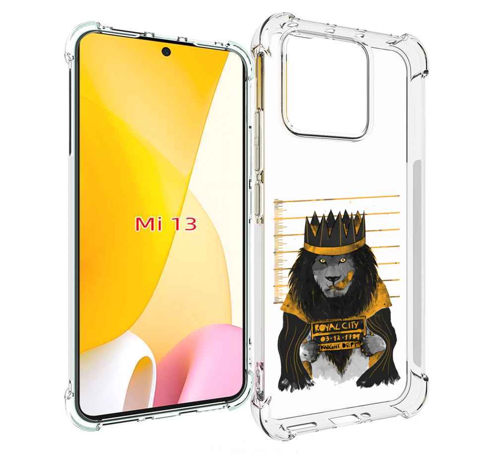 

Чехол MyPads лев в законе для Xiaomi 13, Прозрачный, Tocco