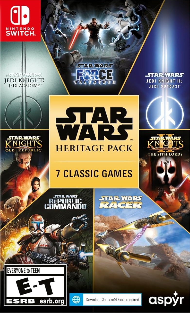 Игра Star Wars Heritage Pack (Nintendo Switch, полностью на иностранном языке)