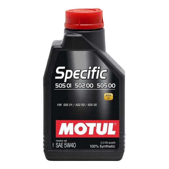 фото Моторное масло motul specific 502 00 / 505 00 / 505 01 5w-40 синтетическое 1 л