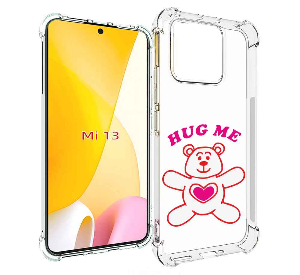 

Чехол MyPads 14 февраля обними меня для Xiaomi 13, Прозрачный, Tocco