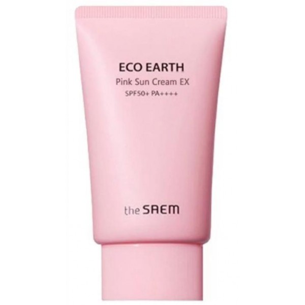 

Крем солнцезащитный The Saem eco earth pink sun cream ex