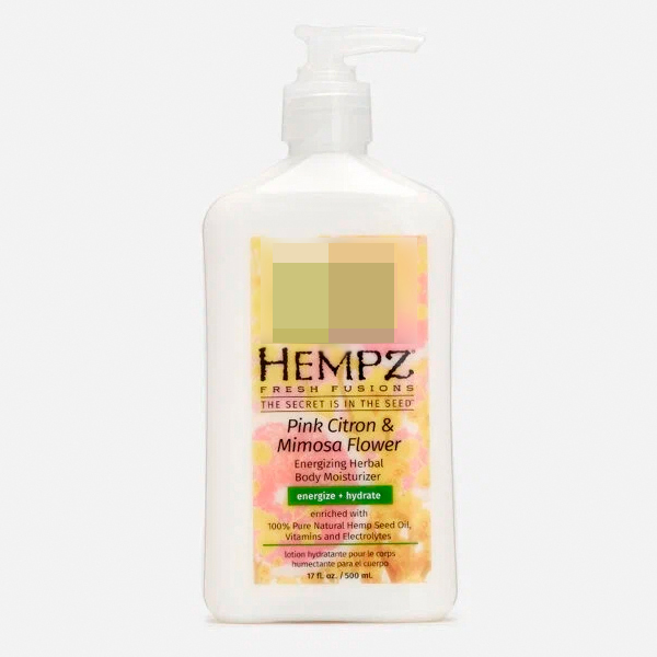 Молочко для тела HEMPZ Pink Citron & Mimosa Flower Herbal Body Moisturizer, 500 мл hempz увлажняющее молочко с мерцающим эффектом для тела 500 мл