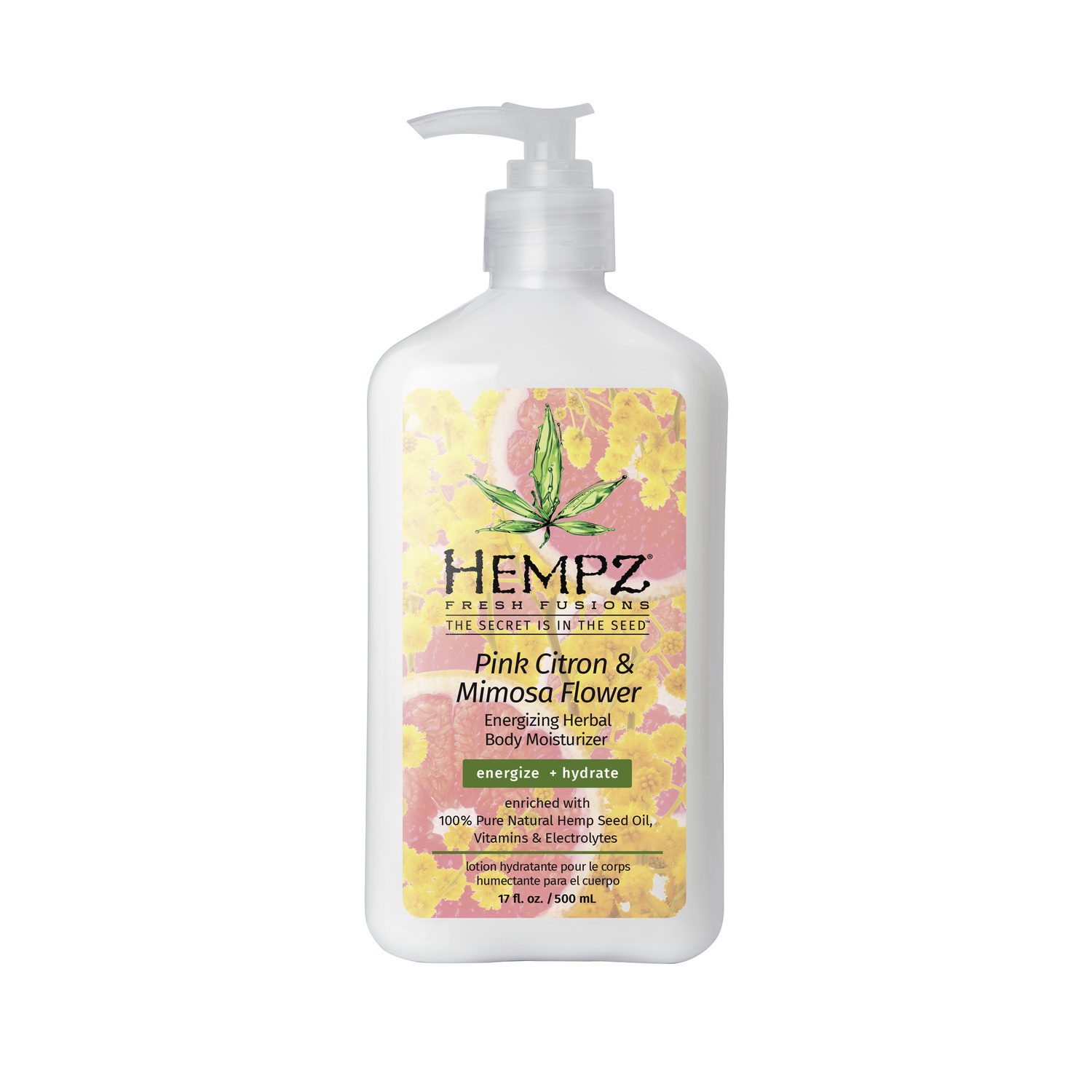 фото Молочко для тела hempz pink citron & mimosa flower herbal body moisturizer 500ml