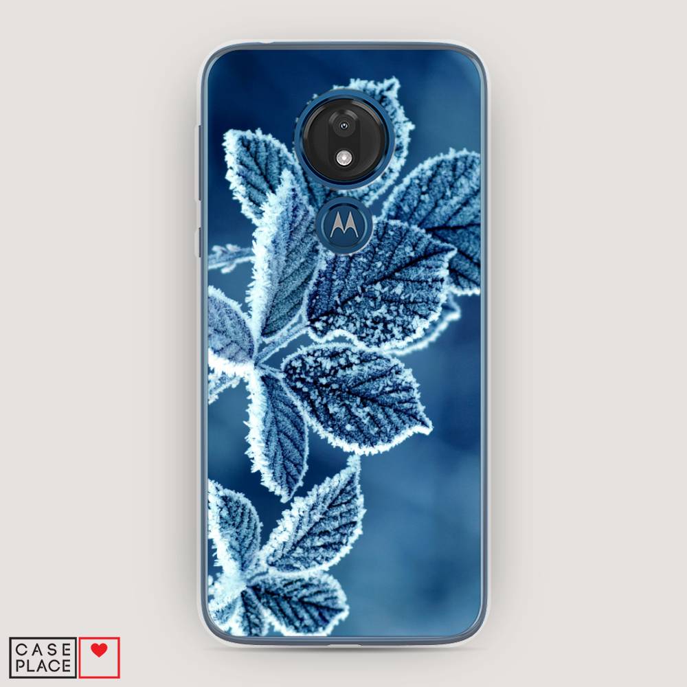 

Чехол для Motorola Moto G7 "Зима 6", Голубой;белый, 241150-2