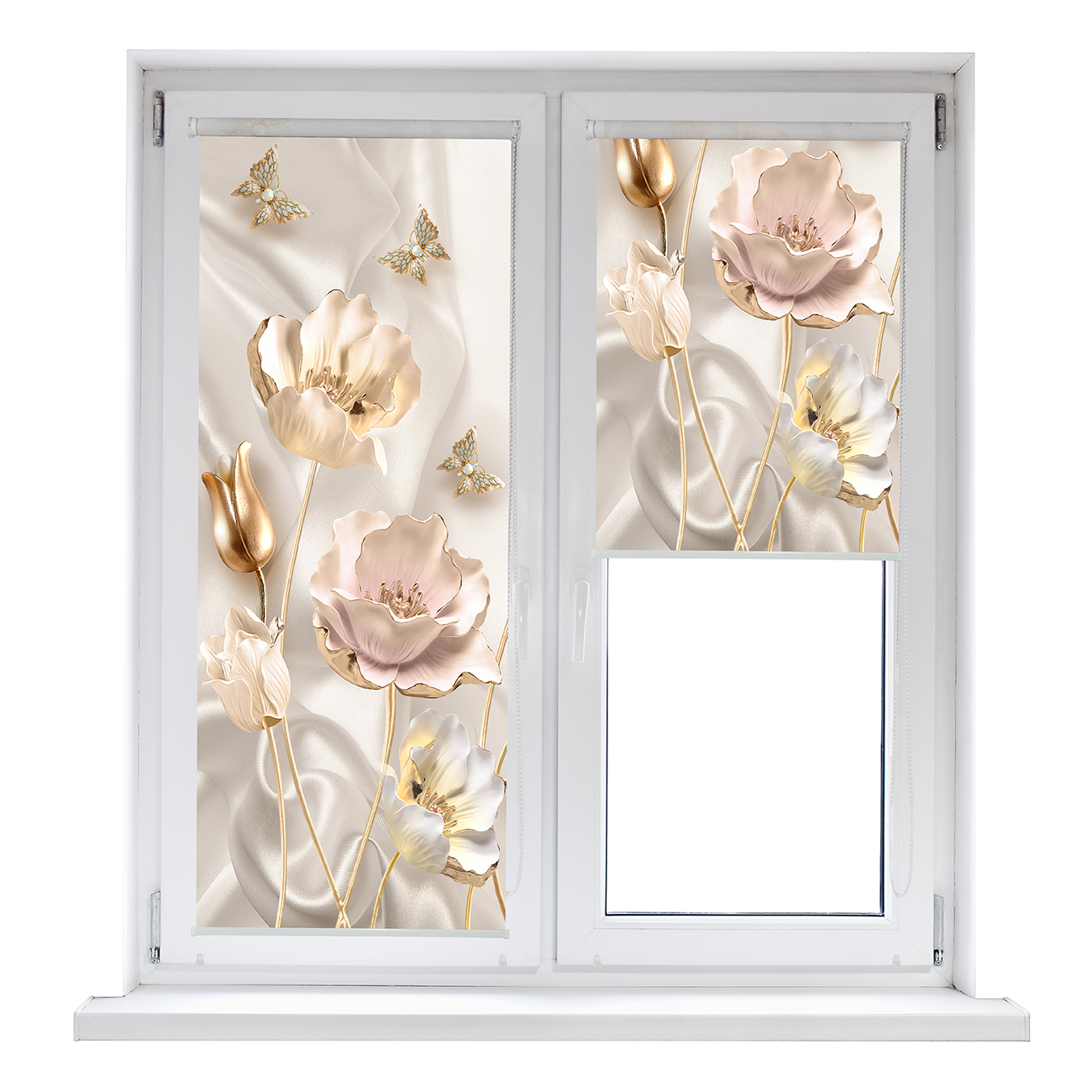 

Штора рулонная DIVINO DelDecor MRB-0343_14 52х170 см бежевая, Разноцветный, Рулонные шторы DIVINO DelDecor/Мини шторыMRB-0343