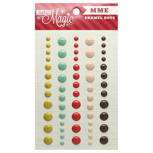 

MM1019 Декоративные стразы 60 шт My Minds Eye Mistletoe Magic