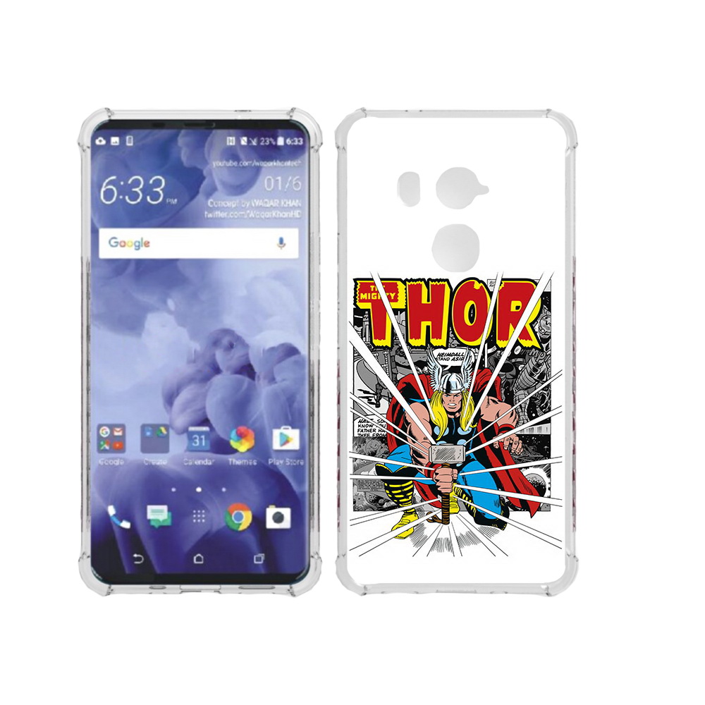 

Чехол MyPads Tocco для HTC U11 Plus тор рисунок, Прозрачный, Tocco
