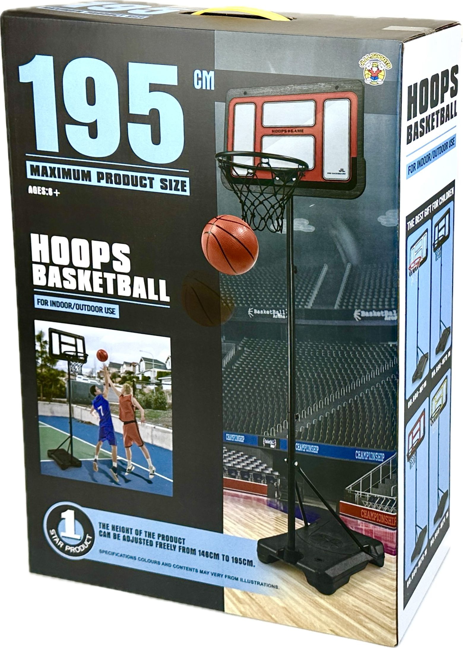 

Баскетбольная стойка PLAYSMART Hoops Game, 146-195 см