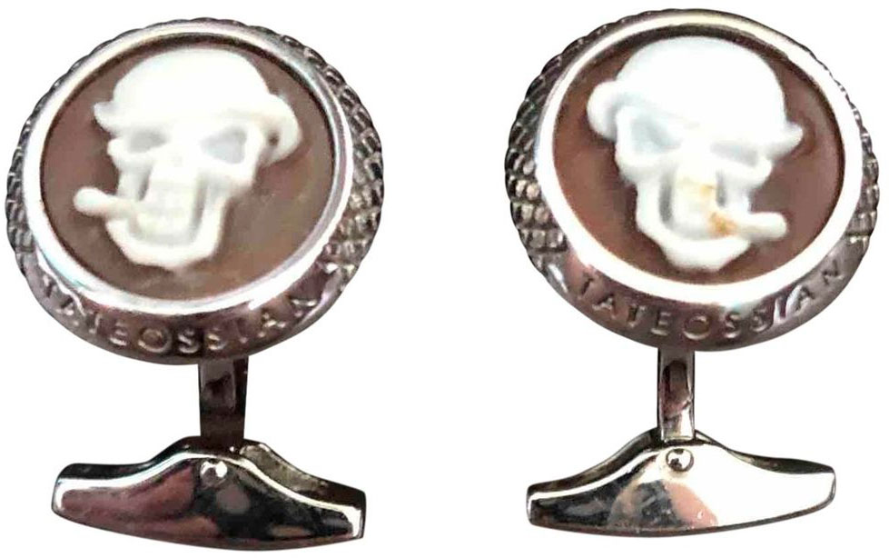 

Запонки из серебра с камеей Tateossian CL6347, CL6347