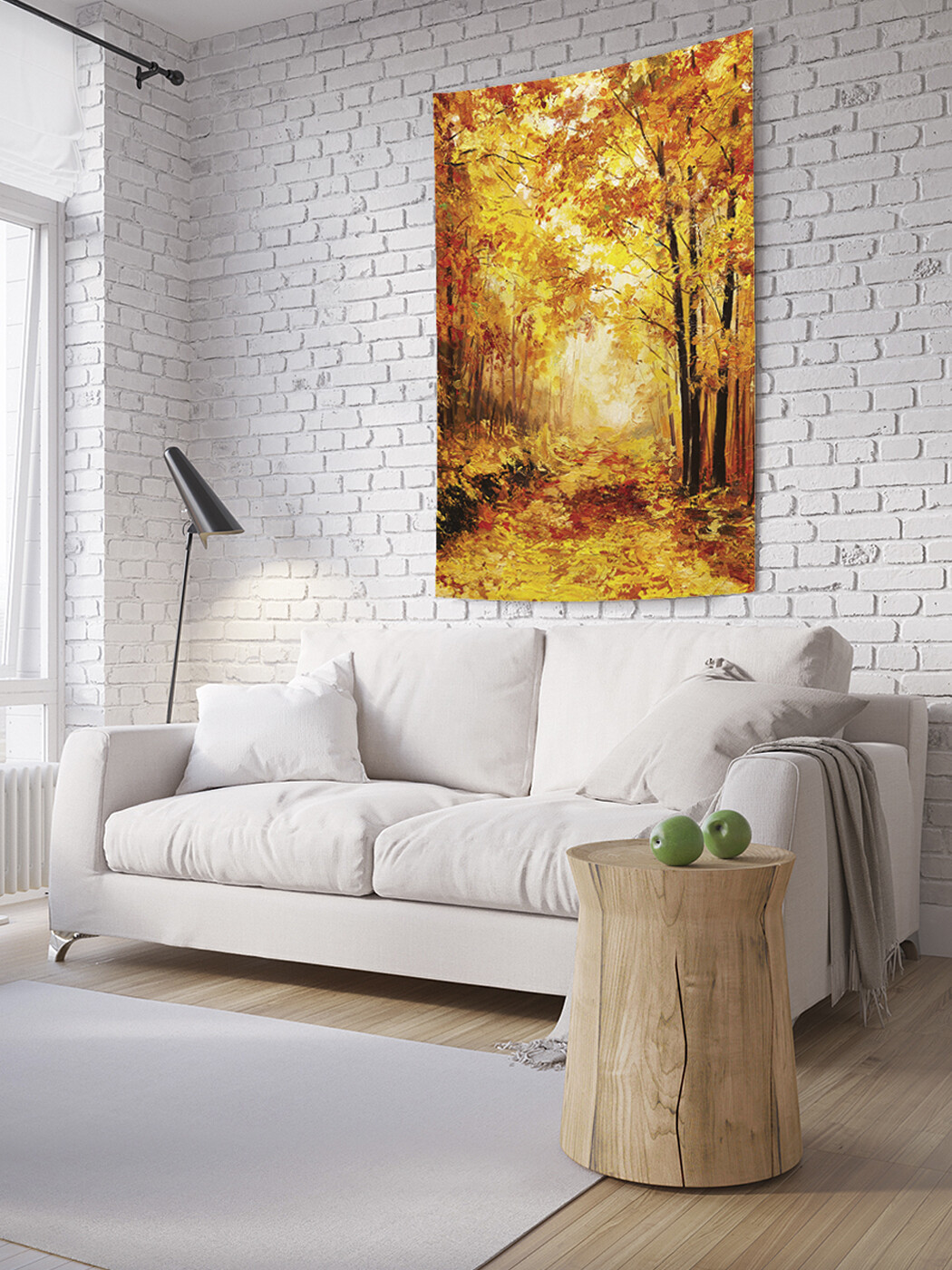 

Вертикальное фотопанно JoyArty Заросшая дорога, из ткани, 150х200 см